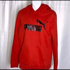 Puma Red Hoodie with Puma logo